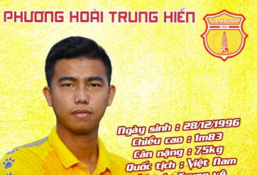 CLB Nam Định thử việc trung vệ nội có chiều cao khủng