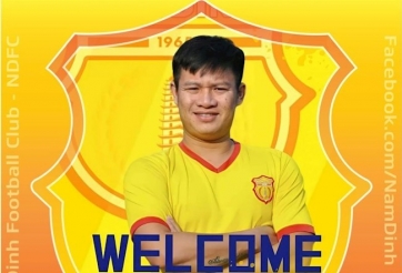 CLB Nam Định có thêm chân sút nội người Huế