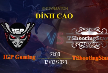 TshootingStars vs IGP Gaming: Cuộc đối đầu giữa sức trẻ và kinh nghiệm