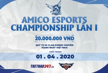 Khởi tranh giải đấu AMICO ESPORTS CHAMPIONSHIP 2020 