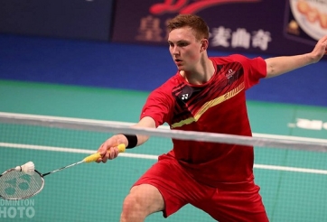 Giải cầu lông Đan Mạch 2017: Tay vợt nam số 1 TG dừng bước