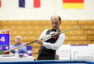 Mã Xuân Cường 'thần tốc' vào bán kết World Cup Carom 3 băng