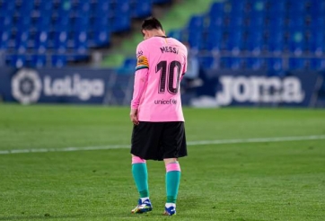 Messi im tiếng, Barca nhận trái đắng trước Getafe