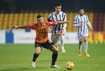 Juventus đánh rơi chiến thắng trong ngày vắng Ronaldo