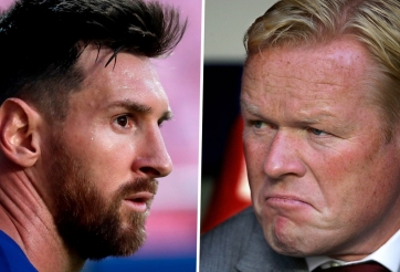 HLV Koeman phá vỡ im lặng sau tuyên bố của sếp lớn về Messi
