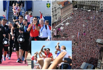 Croatia được chào đón như U23 Việt Nam trong ngày trở về