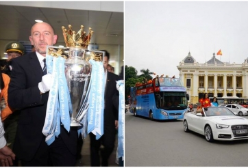 Cúp Ngoại hạng Anh đến Việt Nam, diễu hành quanh Hà Nội