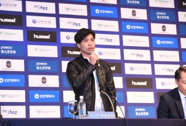 VIDEO: Công Phượng ra mắt hoành tráng trong buổi họp báo của Incheon