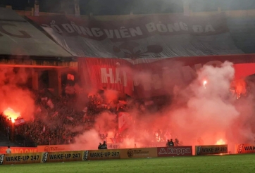 Hành vi đốt pháo sáng của CĐV Hải Phòng sẽ bị phạt cực nặng