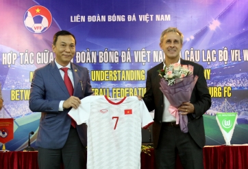 VFF hợp tác với Wolfsburg, mở ra cơ hội cho cầu thủ VN thi đấu ở Đức