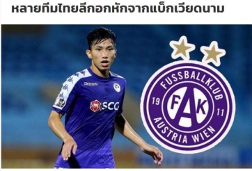 Báo Thái: 'Các CLB Thai League sẽ đau lòng vì Văn Hậu sang châu Âu'