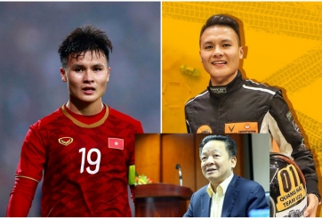 Bầu Hiển chỉ thị hạn chế đi đóng quảng cáo với Quang Hải và đồng đội