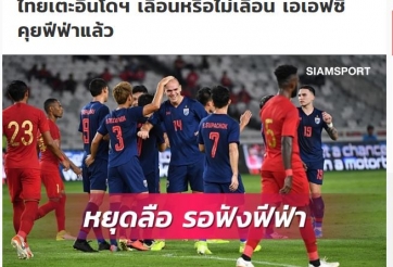 Báo Thái phủ nhận một số thông tin về việc hoãn VL World Cup