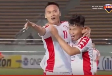 VIDEO: Nỗ lực của Công Phượng giúp đồng đội lập công ở AFC Cup