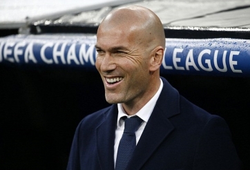 Zidane buồn cười trước bàn thua của Real Madrid