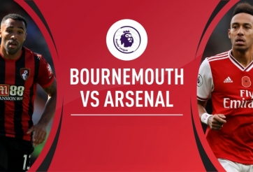 Bournemouth vs Arsenal: Dấu ấn đầu tiên của Arteta