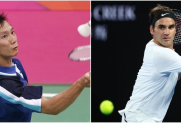 VIDEO: Tay vợt số 1 Việt Nam thực hiện thử thách giống Federer