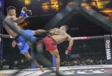 Dính 'liên hoàn cước' tuyệt mỹ, võ sĩ MMA chết giấc sau 1 giây