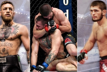 VIDEO: 'Đại bàng Nga' Khabib bóp nghẹt 'con mồi đáng thương' McGregor