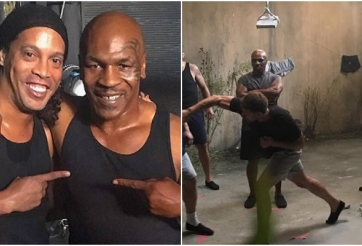 Ronaldinho 'giả danh' Ronaldo, cùng Mike Tyson dạy võ cho đệ tử trong tù