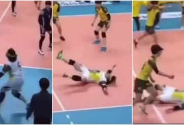 VIDEO: VĐV khốn khổ nhất thế giới, bị đối thủ và đồng đội 'hành tới bến'