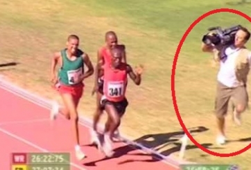 VIDEO: Anh quay phim đánh bại tất cả VĐV để 'vô địch Olympic'