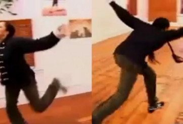 VIDEO: Võ sư truyền khí công khiến đệ tử 'tấu hài như ma nhập'