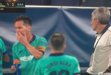 Cầu thủ Barca nghe chỉ đạo của Messi và phớt lờ HLV Setien