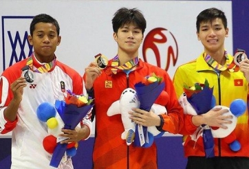 Không có thầy, 'thần đồng bơi' Việt Nam vẫn vượt kỷ lục SEA Games