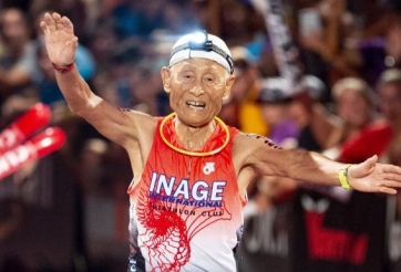 Cụ ông Nhật Bản tự phá kỷ lục 'Người Sắt' già nhất thế giới