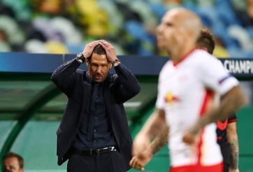 HLV Atletico tuyên bố thích Leipzig sau thất bại