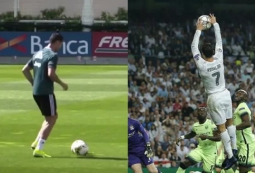 VIDEO: Ronaldo chơi bóng rổ bằng chân và ghi điểm ngoạn mục