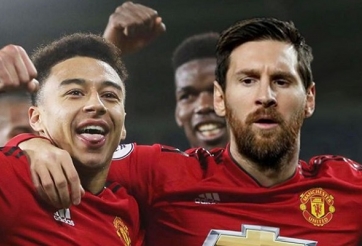 MU ra sân với đội hình nào khi có Messi?