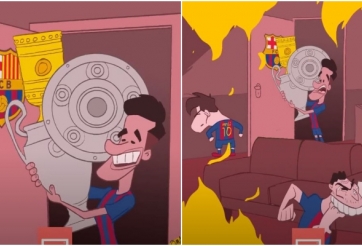 HÀI HƯỚC: Coutinho đem cú ăn ba về Barca giữa cảnh hỗn loạn