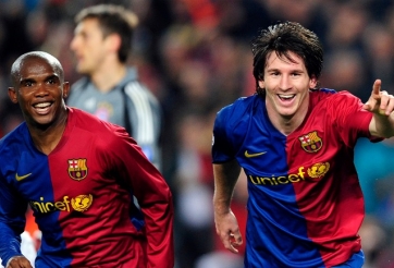 Eto'o: 'Messi như con trai tôi'