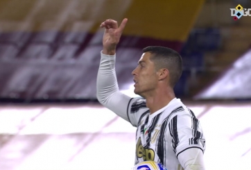 VIDEO: Juve thoát hiểm nhờ cú đúp của Ronaldo