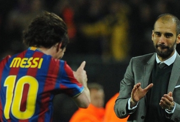 HLV Man City bị mỉa mai: 'Messi vô địch C1, không phải Pep'