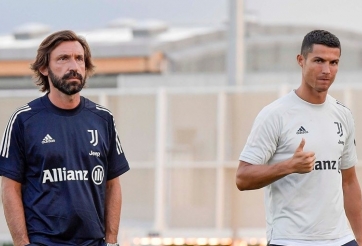 Pirlo công bố kế hoạch với Ronaldo sau khi Juve hòa nhọc nhằn