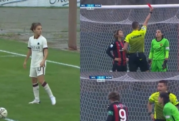 VIDEO: Thủ môn nhận thẻ đỏ vì đồng đội 'ngáo ngơ' không chịu nhận bóng