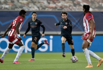Video bàn thắng Olympiacos 0-1 Man City: Chỉ 1 là đủ