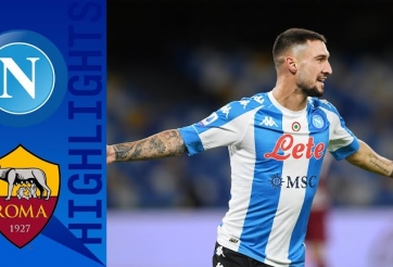 Video bàn thắng Napoli 4-0 Roma: Hiệp 2 tan nát