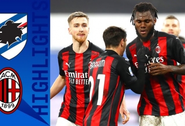 Video bàn thắng Sampdoria 1-2 Milan: Tận dụng sai lầm