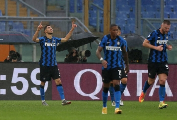 Roma và Inter cầm chân nhau trong trận đấu kịch tính