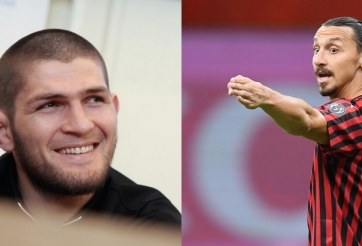 Khabib tiết lộ được Ibrahimovic mời đến AC Milan thi đấu