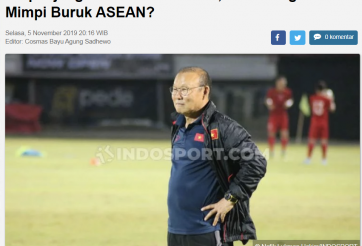 Báo Indonesia: 'HLV Park giống như cơn ác mộng với các đội bóng ở ĐNÁ'