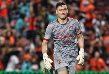Đặng Văn Lâm còn rất ít cơ hội thi đấu tại Thai League