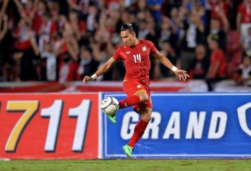 Cựu thần đồng bóng đá Thái Lan muốn giải nghệ tại V.League