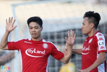 Công Phượng ghi bàn đẳng cấp giúp TPHCM đánh bại SLNA