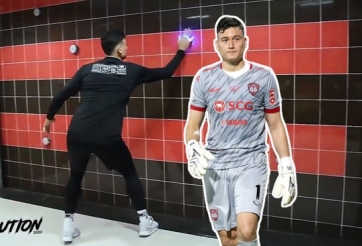 Đặng Văn Lâm có bài tập lạ cùng Muangthong United