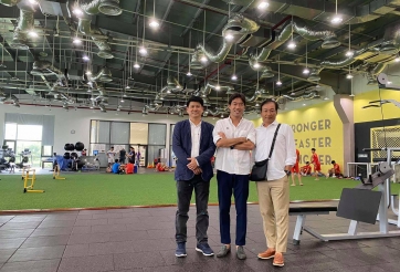 'Tướng' Sài Gòn FC đến thăm học viện PVF